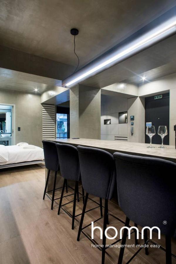 Unique Urban Homm Studio In Piraeus, Alkiviadou Lägenhet Exteriör bild