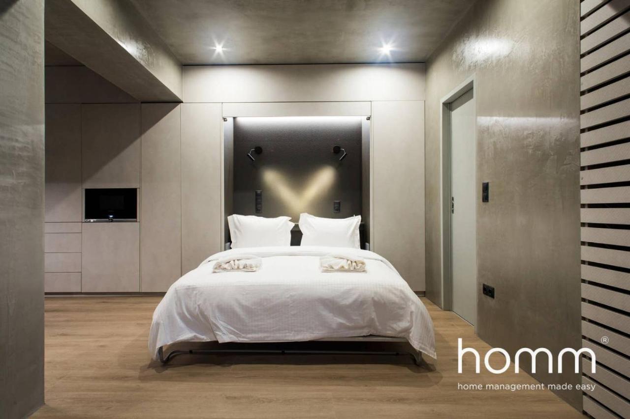 Unique Urban Homm Studio In Piraeus, Alkiviadou Lägenhet Exteriör bild