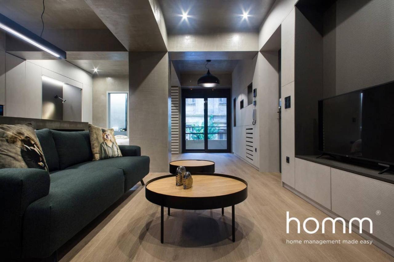 Unique Urban Homm Studio In Piraeus, Alkiviadou Lägenhet Exteriör bild